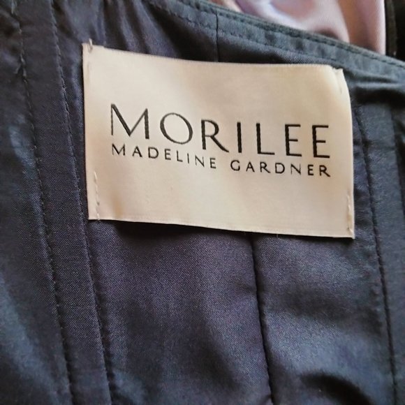 Mori Lee Gown formal tulle in blue navy . Size 4 - Picture 8 of 13